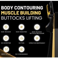 Professional Vertical Myoslim EMS Body Sculpt Machine with 4 Handles for Muscle Building and Butt Lifting