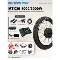 AliExpress KUNTENG E-BIKE MTX Rim Electric Bike Conversion Kit 48/72V 1000W-3000W Rear Brushless Hub Motor Wheel 26/27.5/inch700C for E-Bike Kit with tire