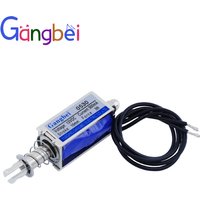 JF-0530B DC 6V 12V 24V Push&Pull Type Gangbei-0530 Open Frame Electromagnet Keepping Force 5N Travel 10mm Linear Solenoid