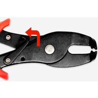Anti-slip Wire Buckle Pliers Comfortable High hardness Wire Clip Pliers Ergonomics Rubber Handle Power Buckle Pliers