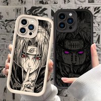 Anime Case for Naruto Akatsuki Uchiha Itachi Pain IPhone 17 Air 16 16E 15 14 13 12 11 Pro Max X XS X S Max XR SE 2020 SE4 7 8