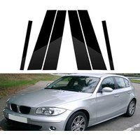 Fit For BMW 1 Series E81/E82/E87/E88 Hatchback 2004-2013 Glossy Black Pillar Posts Door Window Moulding Trim Sticker Decal Cover