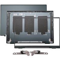 New For Dell Inspiron 16 Plus 7620 P117F 16" Blue LCD Back Cover Lid Front Bezel Hinges 0K9G5V
