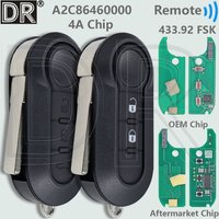 DR 4A Chip 433,92 FSK FCCID:A2C 86460000 Flip-Auto-Fernbedienungsschlüssel oder Leiterplatten im Großhandel für Fiat MOBI STRADA UNO FIORINO E MAIS