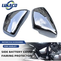 For Yamaha XV700 750 1000 1100 Virago 1984-Up Side Battery Covers Motorcycle Accessories Left Right Fairing Protector Motocross