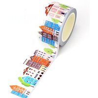 NEW 1PC. Decorative Cute City 30mm Wide House Greening Wide Paper Washi Tape Journaling Adhesive Masking Tape Papeleria