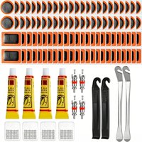 AliExpress NONE Universal Tire Repair Kit - Pro Patch & Vulcanizing Set for Bike, Motorcycle & Off-Road Vehicle Inner Tube Emergency Fix
