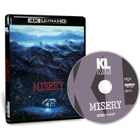 4K UHD Misery (1990) Blu-ray Movie Disc PS5 compatible with XSX Dolby Vision 5.1 English HighDefinition