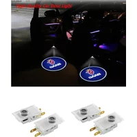 LED Car Door Welcome Logo Projector Ghost Shadow Lamp Accessories For Saab 9-3 93 2003-2010 2012 Saab 9-5 95 1998-2011 Car Goods