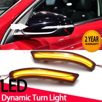 For Hyundai I30 / I30N PD Hatchback 2016-23 Elantra AD GT 16-22 Smoked LED Dynamic Turn Signal Light Side Mirror Flashing Light
