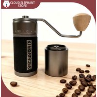 Kingrinder K2 /K6/K7 Manual Coffee Grinder 420 Stainless Steel 48mm Burr Stainless Steel Adjustable Setting Hand Coffee Grinders