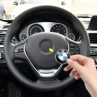 1Pc 45mm Car Steering Wheel Decoration Badge Sticker Logo for BMW E30 E34 E36 E39 E46 E52 E53 E60 E61 E62 E70 E71 E83 Auto