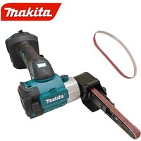 For Makita 18V Battery Brushless Electric Belt Sander Cordless Sander Polisher With Belts Wood Metal Work Power Tools