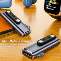 Suitable for Bone Conduction Headphone charging adapter Type-C to 7.62MM 2-pin/4-pin magnetic charging port