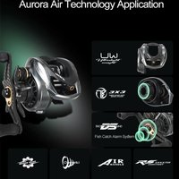Histar Aurora AIR BFS Baitcasting Reel Bait Finesse System Light Lure AT7 Aluminum Spool 115G UL 3D Dynamic Magnetic Braking