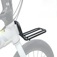 Foldable Bike Front Storage Rack Iron Material Lightweight Durable Load-bearing Bicycle Luggage Carrier Bicycle Accessories