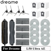 For Dreame L50 Ultra AE, Mova P70 Pro Ultra Vacuum Cleaner Roller Brush Side Brush Filter Mop Cloths Dust Bag Accessories