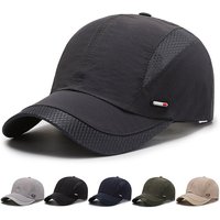 New Spring Summer Men Baseball Caps Male Breathable Mesh Snapback Hats Black Sport Dad Fishing Hats Cap For Men Dropshipping