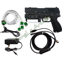 1PCs DIY USB Wired Computer Light Gun, OpenFire Firmware, 3D Printed PLA Shell, Electromagnetic Recoil, Shooting Game Controller