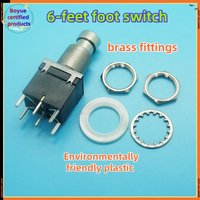PBS24-202P Six foot latching or momentary type Guitar effects switch