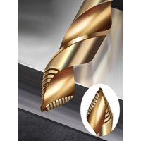 19Pcs M35 HSS Twist Drill Bits, 1-10mm Cobalt Drill Bit Set for Metal, Stainless Steel & Wood