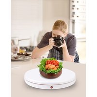 PULUZ 45cm 110-250V Remote Control Adjusting Speed Rotating Photo Video Turntable Display Stand, Load 100kg, US EU UK AU Plug