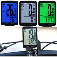 Multifunctional Bicycle Computer Wireless Bike Speedometer 2.8Inch LCD Digital Display Odometer Cycling Waterproof Bike Computer