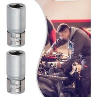 2PCS 14 Square Drive to 14 Hex Shank Socket Bits Converter Screwdriver Holder Enhance Work Efficiency and Productivity