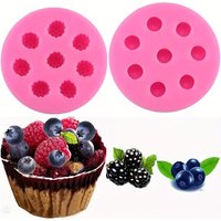 1 piece, blueberry, raspberry, mulberry fruit, sugar flipping silicone mold, clay handmade chocolate silicone mold