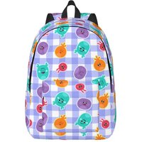 Bumble Nums Educational Cartoon Casual Backpack Outdoor Student Hiking Travel English Daypack for Men Women College Shoulder Bag