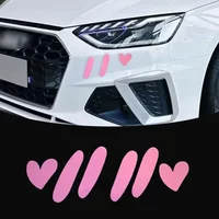 Cute Cartoon Powder Blusher Car Stickers Waterproof Auto Bumper Window Motorcycle Front Fairing Tank Decorative Vinyl Decals