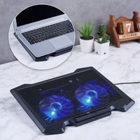 13 14 15.6 17 inch Laptop Cooling Pad LED Light USB Powered Notebook Cooling Fan Heat Dissipation Quiet Laptop Stand Base