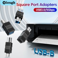Elough USB-B3.0 Printer Adapter USB B Male To USB Type C Female Converter High Speed Printing adapter For Printer Hard Drive Box