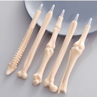 (5Pcs/Set) Bones Luxury Pen School Supplies Cute Stationery Office Accessories Pens For Writing Office Stationery Supplies
