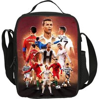 CR-7 Ronaldo Insulated Lunch Bags Thermal Bag Lunch Container Leakproof Tote Lunch Box Food Storage Bags for Boy Girl Best Gift