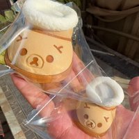 2026 New 1Pc Soft Taba Squishy toy with Butter texture - Sweet snow boots Bear shaped to relieve stress - Food grade silicone