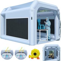 Durable Vehicle Inflatable Paint Spray Booth with Upgrade Larger Filter Portable Airbrush Car Painting Tent Workstation