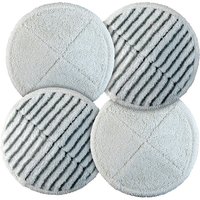 4 Packs Deep Clean Spinwave Mop Pad for Bissell 2124 2039A Hard Floor Mop Cleaners (2 Soft + 2 Scrubby)