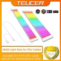 PC RGB Light Strip Suitable for PSU Cable PC RGB GPU Cable 5V 3Pin ARGB Sync PC Extension Cable for 6Pin 8Pin 12Pin 16Pin 24Pin