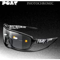 POAT BRAND Cycling Photochromic Eyewear Outdoor Sports Cycling Fishing Road Bike Hiking Sunglasses Men Women windproof Glasses