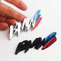 Metal BMW Badge Stickers Body Trunk Decoration Accessories For BMW M Power Performance E90 E91 E92 E93 X1 X3 X5 X6 M3 M5 F18 E63