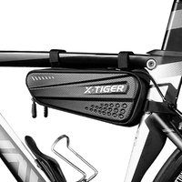 X-TIGER Waterproof Bicycle Bag Reflective Mountain Bike Top Tube Bag 1.2L Large Capacity Shockproof MTB Bicycle Bag Accessories