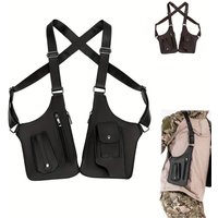 AliExpress NONE Men's retro crossbody bag, multifunctional lightweight shoulder bag, outdoor phone bag, suitable for cycling and hiking