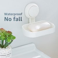 TAILI Soap Dish for Shower Waterproof Shower Soap Holder Heavy Duty Soap Dish No Drilling Soap Holder for Bathroom Kitchen Sink