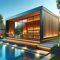 Outdoor Deluxe Sauna Traditional Sauna Steam Room