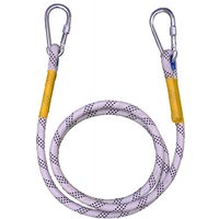 1/2M 14mm Carabiner Outdoor Safety Elastic Parachute Rope Stainless Steel Hook Water Rope Bungee High Altitude Work Nylon Rope