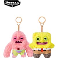 Original Fuggler Patrick Star SpongeBob SquarePants Keychain Plush Toys Fugglers Baby Teeth Monsters Stuffed Plushies Dolls