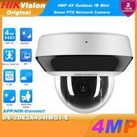 Hikvision DS-2DE2A404IWG1-E IP-Kamera 2,8-12MM Sicherheitskamera mit integriertem Mikrofon PoE 4MP 4X Außen-IR-Mini-Dome-PTZ-Netzwerkkamera