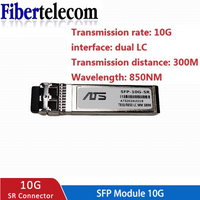 10G SFP+ duplex LC SFP Module Multi-Mode 850nm 300m SFP-10G-SR for Cisco/Mikrotik/Huawei Switch Full Compatible
