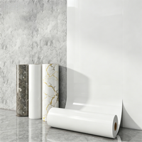 Marble Thick Foam Wallpaper 1 Roll Self Adhesive Anti Oil Stain Imitation Tile Wall Sticker Kitchen Bedroom Household Ornament